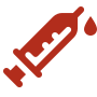 Immunisation icon representing vaccination for disease prevention